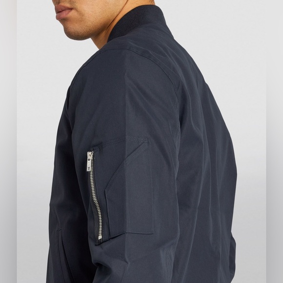 7 For All Mankind: Bomber Jacket “Tech Series” Medium - Navy - Picture 3 of 5